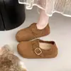 Zapatos de Algodón con Suela Suave Versátiles Impresionantemente Bonitos para Personas Perezosas Zapatos de Algodón Birkenstock para Mujer Nuevo Estilo Otoño/Invierno 2026 Sentido de Diseño de Nicho Cómodos