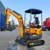 Fábrica de Origen Excavadora Mini sin Cola de 1.8 Toneladas Dirección Flexible de 360 Grados Máquina de Gancho Pequeño de Excavación de Alta Potencia