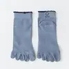 Calcetines de cinco dedos para mujer, verano, finos, cortos, de algodón, absorbentes de sudor, transpirables, calcetines de cinco dedos, calcetines de encaje hasta la mitad de la pantorrilla, con apertura en los dedos, fabricante