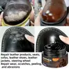Crema Restauradora de Color Kineshinex Cuero Negro para Reparación de Zapatos de Cuero, Restauración de Sofás de Cuero, Coloración de Bolsos de Cuero y Coloración de Cuero Genuino