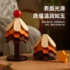 Alfombrilla Aislante Térmico para Árbol de Navidad, Alfombrilla de Madera Maciza para Mesa de Comedor, Alfombrilla Aislante Térmico Anti-quemaduras para Mesa, Posavasos con Forma de Árbol, Posavasos Decorativo para Mesa de Comedor