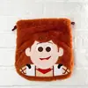 Bolsa de felpa estilo japonés linda para monedas con cordón bolsa portátil para guardar toallas sanitarias accesorio JK bolso cruzado pequeño simple