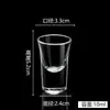 Juego de Copas de Vino Blanco de Vidrio, Vaso de Chupito de Vidrio, Vaso de Chupito Comercial, Vaso de Chupito para el Hogar, Copa de Vino, Vaso Bala