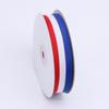 Cinta de Tejido Liso de Poliéster de Alta Densidad para Manualidades DIY, Disponible en 1 cm-2,5 cm Rojo, Blanco y Azul Rayado Cintas de Medalla para Uso Transfronterizo