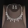 Estilo Minimalista Abalorio Lazo Lágrima Pendientes Collar Diseño de Nicho Cadena para Clavícula Moda Lujo Ligero Joyería Versátil