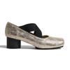 Sapatilhas Prateadas para Mulheres, Sapatos Mary Jane Estilo Ballet em Couro Genuíno, Sapatos de Salto Alto Versáteis para Mulheres, Sapatos Rasos Estilo Retrô Francês