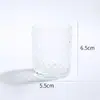 Copo de Vela Decorado com Padrão Estilo Nórdico Personalizado, Copo de Vidro Transparente para Vela de Aromaterapia, Copo de Vidro Simples Decorativo para Vela