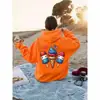Exportación Transfronteriza Amazon Wish Sudadera con Capucha Día de la Independencia Helado Fuegos Artificiales Estampado Una Pieza Lote