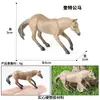 Juguetes Científicos Educativos Transfronterizos: Set de Granja de Caballos de Caballero Realista, Modelo de Decoración de Escena de Granja de Vaqueros de Rancho