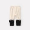 Conjunto de Roupa Doce para Bebês e Crianças Pequenas Meninas - Nova Coleção Outono 2025: Conjunto Trendy de Três Peças: Colete de Bolinhas, Camiseta de Manga Longa e Leggings