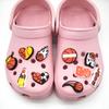 Série de Basquete Desenho Animado Sapatos Caverna Sapatos Fivela de Sapato Flor Personalidade Versátil Amantes de Basquete Sapatos de Jardim Fivela Decorativa Joia