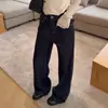 Jeans retro de pierna recta para mujer, nuevos y modernos para primavera/otoño 2026, de cintura alta, adelgazantes, cropped, de pierna ancha para figuras petite
