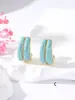 Brincos de Moda Europeus e Americanos Estilo Luxo Leve High-end Micro-incrustados Super Brilhantes Cheios de Diamante Design Único