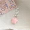 Llavero de estrella rosa y amarillo leche adorable para chica de buen corazón ins colgante de estrella de cinco puntas para mochila para novias regalos de pareja