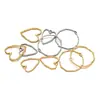 Acero Inoxidable Transfronterizo Presión de Aceite Geométrico Colgante Anillo de Forma Especial Hueco Colgante Collar de Bricolaje Pendientes Accesorios de Joyería Venta al por Mayor