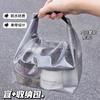 Bolsa de Almacenamiento Impermeable, Ropa de Fitness, Baño de Natación, Cordón de Gran Capacidad, Bolsa de Almacenamiento para Lavado de Viaje al Aire Libre para Hombres y Mujeres