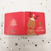 Tarjeta de felicitación de Navidad, Tarjeta de bendición de dibujos animados mini, Tarjeta de agradecimiento festiva transfronteriza, Tarjeta con mensaje de bendición linda, Tarjeta pequeña para Nochebuena
