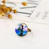 Anillos del Mundial 2026 Estados Unidos, Canadá y México Anillos de Moda Transfronterizos Europeos y Americanos Anillos para Dedos Joyería de Bronce Antiguo Plateado Venta al por Mayor
