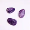 Grava de cristal natural con colgante de agujero una variedad de agujero Cuentas sueltas de cristal decoración de árbol de la fortuna accesorios para joyería DIY