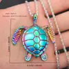 Temu Venta Caliente Suministro Transfronterizo Aleación Moderna Collar de Tortuga Colgante de Tortuga Temu Dropshipping Colgante