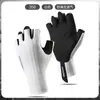 Luvas de Ciclismo de Estrada Meio Dedo para Homens, Absorção de Choque de Verão, Resistentes ao Desgaste, Antiderrapantes, Luvas Esportivas de Ciclismo, Luvas de Ciclismo com Proteção Solar Q122