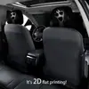 Capa de apoio de cabeça de carro para comércio exterior transfronteiriço, fronha de travesseiro de carro de terror e engraçada, à prova de poeira, altamente respirável, capa de fronha de travesseiro de pescoço de carro personalizada