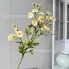 Atrezo Fotográfico de Salida Primaveral de Manzanilla y Margarita Pastoral Flores Artificiales Arreglos de Flores Falsas Decoración de Ramo Adornos Florales Tiktok Dropshipping