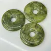 Moneda Antigua de Piedra Natural Nostálgica Jade del Sur Hebilla de Paz Juguete de Mano Colgante DIY Collar