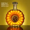Botellas de Vidrio Amazon, Botellas de Licor Extranjero, Botellas de Vino, Botellas de Vino Vacías, 500ml, 750ml, Botellas de Vino Saludable de Ginseng y Cuerno de Ciervo
