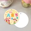 Etiquetas del Día del Niño para Estudiantes de Preescolar y Primaria, Etiquetas Sencillas para Cajas de Regalo de Cumpleaños, Etiquetas de Recuerdo Navideño