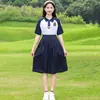 Conjunto de Uniforme para Estudiante de Secundaria, Estilo Universitario Reunión Deportiva Verano Manga Corta Estudiante de Primaria, Estudiante de Secundaria, Estudiante de Preparatoria Uniforme de Graduación