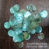 Mabes Piezas de Concha Agujero de Borde de 15 mm Discos de Concha de Ma Joyería Hecha a Mano DIY Accesorios Decorativos para Ropa Bolsas Zapatos y Sombreros
