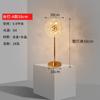 Luminária de Piso Estrela do Céu para Sala de Estar de Cristal Simples Moderna de Luxo Leve Luminária Dente-de-leão Nórdica para Quarto Luminária de Cabeceira de Celebridade da Internet