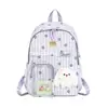 Mochila fofa de estrela ins feminina distintivo bidimensional produtos bolsa de dor bolsa de boneca mochila versátil temporada de volta às aulas