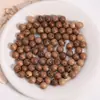 Cuentas de Madera Estilo Antiguo, Semillas de Bodhi, Cuentas Redondas de Sándalo, Madera de Ala de Pollo de Sándalo Cuentas Sueltas para Bricolaje, Materiales para Joyería de Pulsera, Cuentas de Madera Natural