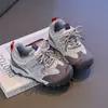 Zapatillas Deportivas para Niños 2026 Exterior Malla Transpirable Puntera Anticolisión Velcro Suela Suave Antideslizante Casual Bloque de Color Ligeras