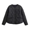 Chaqueta de Algodón Acolchada Ondulada Casual Versátil de Moda Otoño e Invierno Popular en Amazon y Aliexpress