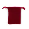Bolsas de Veludo de Alta Qualidade para Joias, Bolsos com Cordão, Joias, Cosméticos e Acessórios, Bolsas de Veludo Podem Ser Impressas