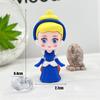 Nuevo llavero de muñeca Blancanieves con colgante de princesa sirena, llavero de muñeca princesa Aisha Lisa
