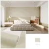 Fondo de Mesita de Noche de Dormitorio Color Sólido Papel Tapiz No Tejido Estilo Escandinavo Sala de Estar Pared de Fondo de TV Papel Tapiz Casa Entera Color Liso