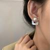Aretes Cuadrados Geométricos para Colgar en la Espalda para Mujer, Diseño Simple, Pendientes Populares de Nuevo Estilo, Accesorios para Orejas de Hip-Hop de Moda