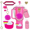 Botella de Agua Térmica Stanley Tapón Antipolvo Taza con Popote Tapa de Taza Correa de Mano Cordón para Botella de Agua Múltiples Estilos Versátiles Set