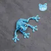 Impresión 3D transfronteriza junta de rana magnética modelo de animal vivo manualidades adornos de escritorio para refrigerador juguetes de moda de mano