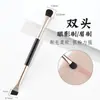 Cangzhou pincel de maquillaje doble pincel para cejas pincel para sombra de ojos pincel para delineador de ojos pincel para cejas pincel para cejas principiante portátil pincel para ojos individual