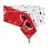 Zb240 Temporada de Formatura Italiana Festa Temática Vermelho e Preto Toalha de Mesa de Aniversário Pe 130*220cm Festa Uma Vez