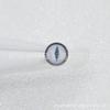 SMTNEK Dentes 0,9 mm Aço Titânio Multicolorido Gotejamento de Cola Gato Olho Único Brincos Piercing Lábio Aço Inoxidável Piercing Joia Cabeça