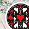 Juego de vajilla desechable con platos de papel y pañuelos para fiestas, con temática de casino y cartas, suministros de decoración