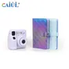 Álbum de Fotos Polaroid Serie Perlada con Rejilla Bordada de 3 Pulgadas, Carpeta de Almacenamiento de Tarjetas de Celebridad de Gran Capacidad con 108 Bolsillos