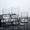 Atacado Aromaterapia Copo Vazio Transparente Engrossado Simples Castiçal Caseiro Copo De Vela Recipiente De Vidro De Vela Doméstica