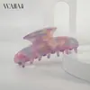 Wjia Fantasía Clip Francés de Ácido Acético Clip Cola de Pez Tiburón Alto Sentido Clip para Pelo Cola Cónica Alta Accesorios para el Cabello para Mujeres